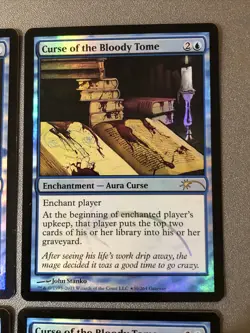 Curse Of The Bloody Tome Foil X4 MTG Ex Condition See Pics Front/Back - Image 3