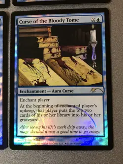 Curse Of The Bloody Tome Foil X4 MTG Ex Condition See Pics Front/Back - Image 4