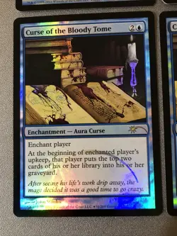 Curse Of The Bloody Tome Foil X4 MTG Ex Condition See Pics Front/Back - Image 5