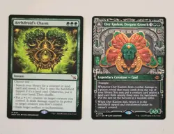 Archdruid's Charm & Ojer Kaslem, Deepest Growth (Showcase) - NM - MTG - Image 1