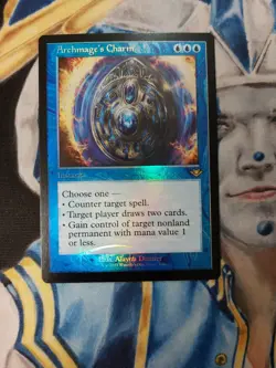 Archmage's Charm FOIL RETRO MTG Modern Horizons Rare Blue Instant Near-Mint x1 - Image 1