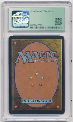 Graded Signed Glyph of Doom CGC 8.5 Q++ Legends Artist Susan Van Camp MTG Magic! - Image 2