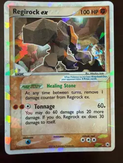 Regirock ex 98/101 EX Hidden Legends Holo Rare Pokemon Card Near Mint - Image 1