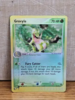 Grovyle 31/97 Ruby and Sapphire Reverse Holo Pokemon Card TCG - Image 1