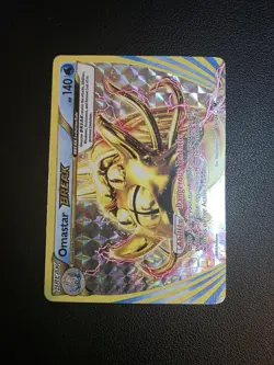 Pokemon TCG Omastar Holo Rare Card Break Fates Collide 19/124 MP/HP - Image 1