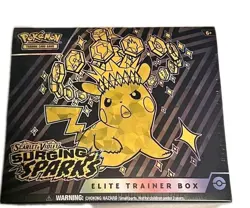 Pokemon Scarlet & Violet Surging Sparks Elite Trainer Box Booster Promo Card - Image 1
