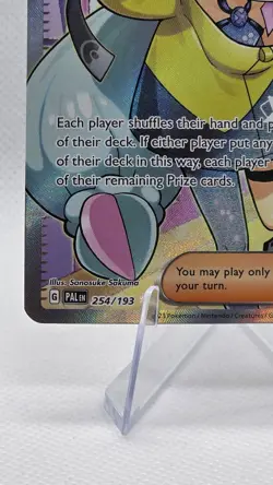 Pokemon TCG Paldea Evolved Iono Holo Ultra Rare Full Art Card 254/193 - Image 2