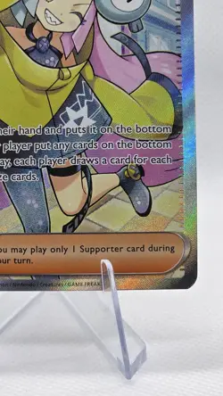 Pokemon TCG Paldea Evolved Iono Holo Ultra Rare Full Art Card 254/193 - Image 5