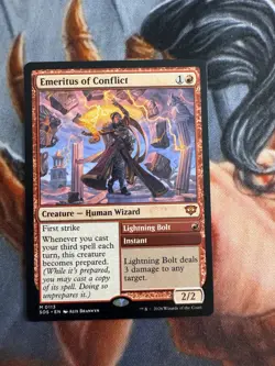 Emeritus of Conflict 113 NM Secrets of Strixhaven MTG - Image 1