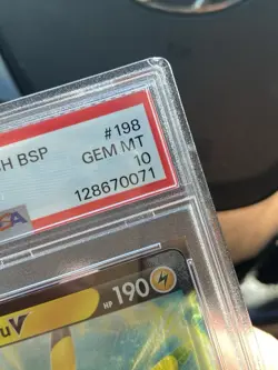 Pikachu V SWSH198 SWSH: Sword & Shield Promo Cards Holo PSA 10 READ DESCRIPTION - Image 4