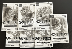 ONE PIECE CARD GAME VARIOUS TOURNAMENT PACK LOT ENGLISH VERSIONS VOL 1, 6, 7 - Image 1