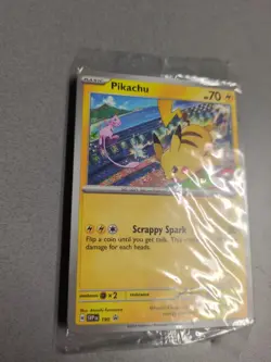 Pikachu SVP EN 190 - 2024 World Championships Sealed Promo Pokemon TCG Card - Image 2