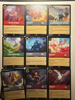 [ 45 CARDS ] Disney Lorcana Hercules Lot – (Mixed Common, Uncommon & Rare) - Image 2