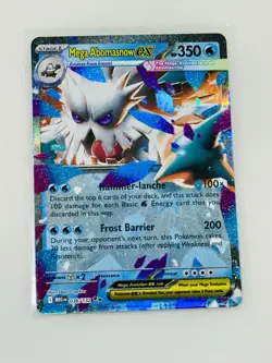 Pokemon TCG Mega Abomasnow EX Double Rare Card 036/132 Mega Evolution - Image 1
