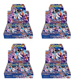 PSL Pokemon Card Booster Ninja Spinner M4 4 Box Japanese Factory Shield New - Image 1