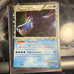 Pokemon TCG Feraligatr Prime HeartGold SoulSilver Card 108/123 - Image 1