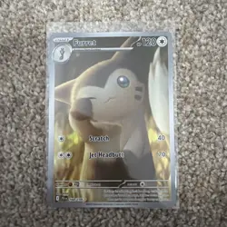 Pokemon TCG Card Furret Holo Illustration Rare SV09 Journey Together 168/159 - Image 1