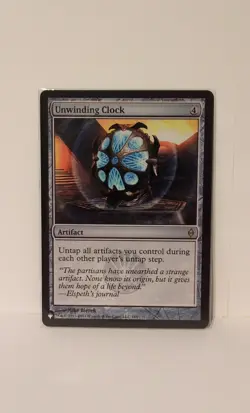 MTG - Unwinding Clock - The List Reprints - Regular Rare - Unplayed - Image 1