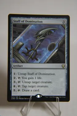 Staff of Domination 343 Commander Legends NM English 1142 - Image 1