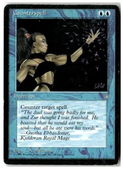 MTG Counterspell - Ice Age Heavily Played English - Image 1