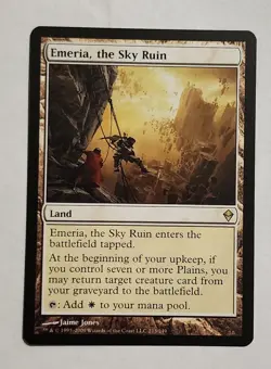 MTG Emeria, the Sky Ruin - Zendikar Regular - NM Magic The Gathering - Image 1