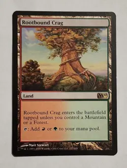 MTG Rootbound Crag - Core Set 2010 (M10) Regular - NM Magic The Gathering - Image 1