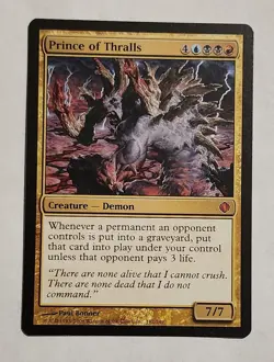 MTG Prince of Thralls - Shards of Alara Regular - NM Magic The Gathering - Image 1
