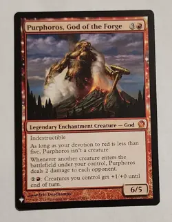 MTG Purphoros, God of the Forge - The List Reprints Regular - NM Magic - Image 1
