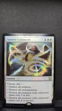 MTG Austere Command #12 Commander Legends NM Foil - Image 1