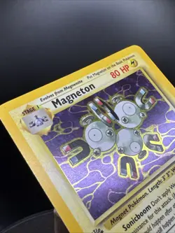 Magneton 11/62 Fossil 1st Edition Holo Vintage Pokemon - Image 5