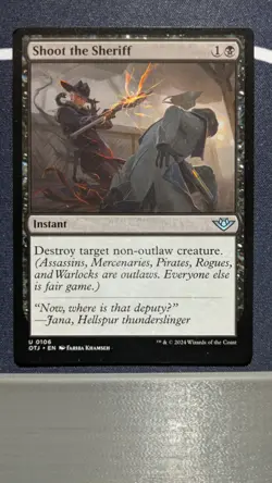 Shoot the Sheriff - Outlaws of Thunder Junction - MTG - NM - Image 1