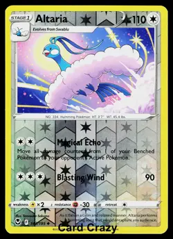 Altaria 143/195 Reverse Holo - SWSH12: Silver Tempest Pokemon Card (LP) - Image 1