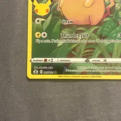 Pokemon Pikachu TCG Holo Rare Card 2021 Celebrations Series 5/25 25th - Image 5