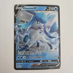 Pokemon TCG Glaceon V SWSH Black Star Promos SWSH196 Holo Promo - Image 1