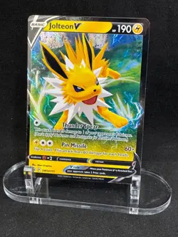 Jolteon V SWSH151 Holo Promo Sword & Shield Promo Pokemon Holo Near Mint - Image 1