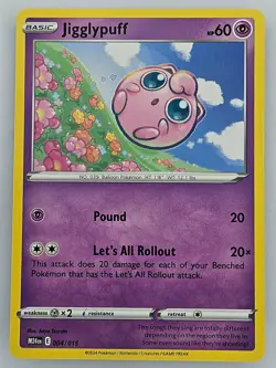 Pokemon TCG - 004/015 Jigglypuff Regular McDonald's Promo 2025 M24EN - Image 1