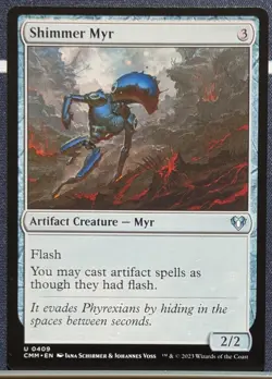 Shimmer Myr - Commander Masters - MTG - NM - Image 1