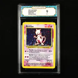 TQG 9 MINT 1999 Pokemon ENG Mewtwo #10/102 Holo - Image 1