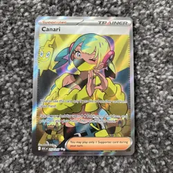 Pokemon TCG Canari 257/217 Me: Ascended Heroes Holo Full Art Trainer NM Mint - Image 1