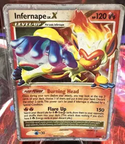 Pokemon Infernape LV.X DP10 Level-Up Card 2007 Nintendo Pokemon TCG English - Image 1