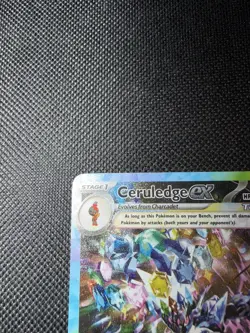 Pokemon TCG Ceruledge EX 147/131 Prismatic Evolutions Special Illustration Rare - Image 3