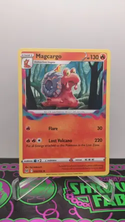 Pokemon TCG #022/196 Magcargo Rare Non Holo Lost Origin NM / Mint - Image 1