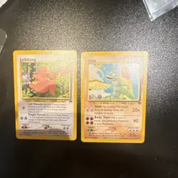 Pokemon TCG Southern island Set Lickitung Onix 2 Card Lot English 18/64 38/102 - Image 2