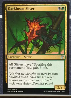 Darkheart Sliver - Time Spiral Remastered - MTG - NM - Image 1
