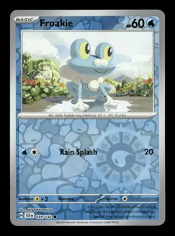 Froakie Stellar Crown 39/142 Pokemon Reverse Holo Near Mint MINAMINAMI Take - Image 1