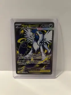 Pokemon TCG Holo Ultra Rare Full Art Mega Absol EX 161/132 - Image 1