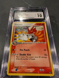 Pokemon Pop Series 1 CGC 10 Blaziken Sceptile & Swampert Lot Of 3 Holos Swirl - Image 5