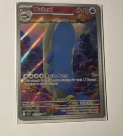 Pokemon Wailord Sv09: Journey Together Illustration Rare Holo 162/159 - Image 1
