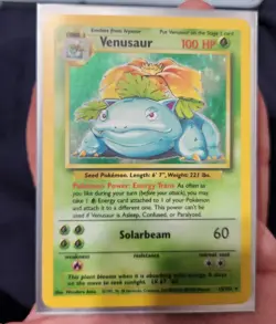 Pokemon Base Set 1999 Venusaur 15/102 | Unlimited | Holo Rare - Image 1