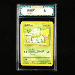 TQG 8 NM-MT 1999 Pokemon ENG Bulbasaur #44/102 C - Image 1